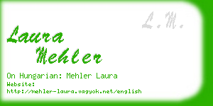 laura mehler business card